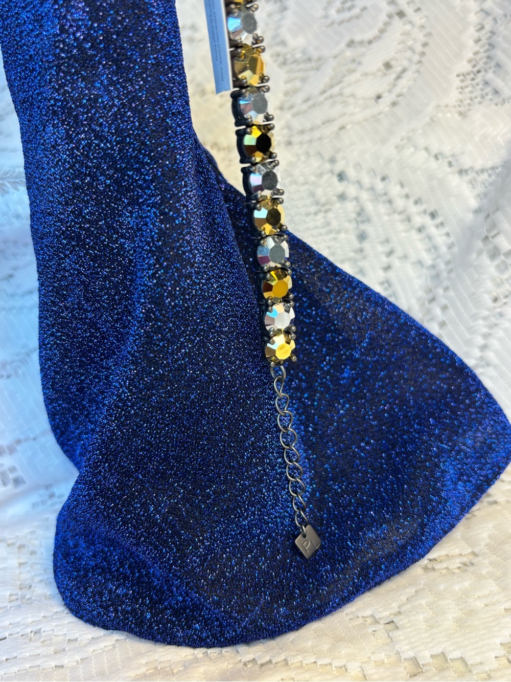 Park Lane Champion Two-Tone Crystal Bracelet in Gold & Silver Hematite Setting - Picture 10 of 10
